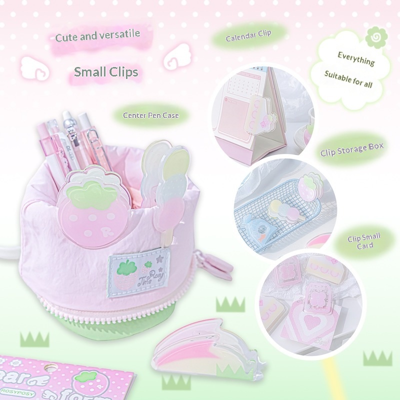 Clips en acrylique transparent - Binder Clip Assorted avis et prix