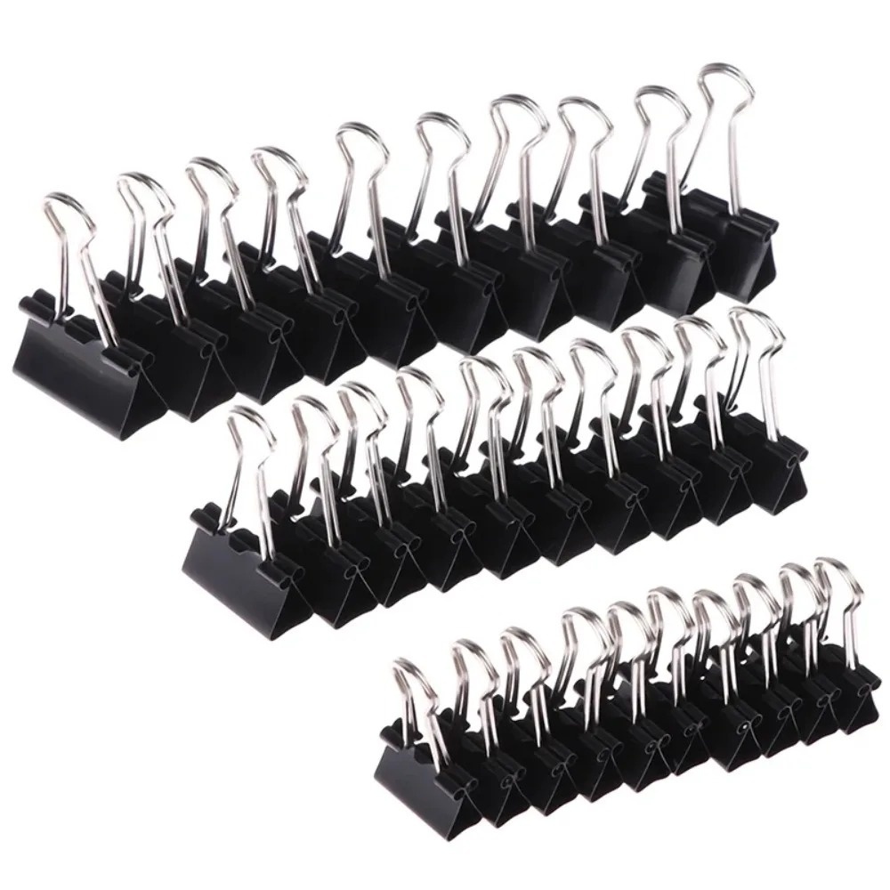 10 pinces à reliures métalliqu - Binder Clip Assorted avis et prix
